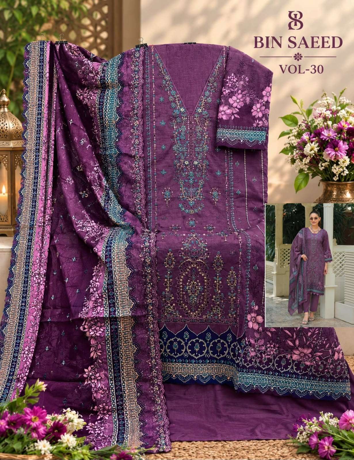 BIN SAEED VOL - 30 OPEN PICS BY SHREE FABS